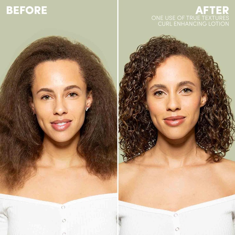 Mizani True Textures Curl Enhancing Leave In Conditioner - Moisturizing Curl Cream, Smooths and Adds Hair Shine, With Coconut Oil, For Curly Hair