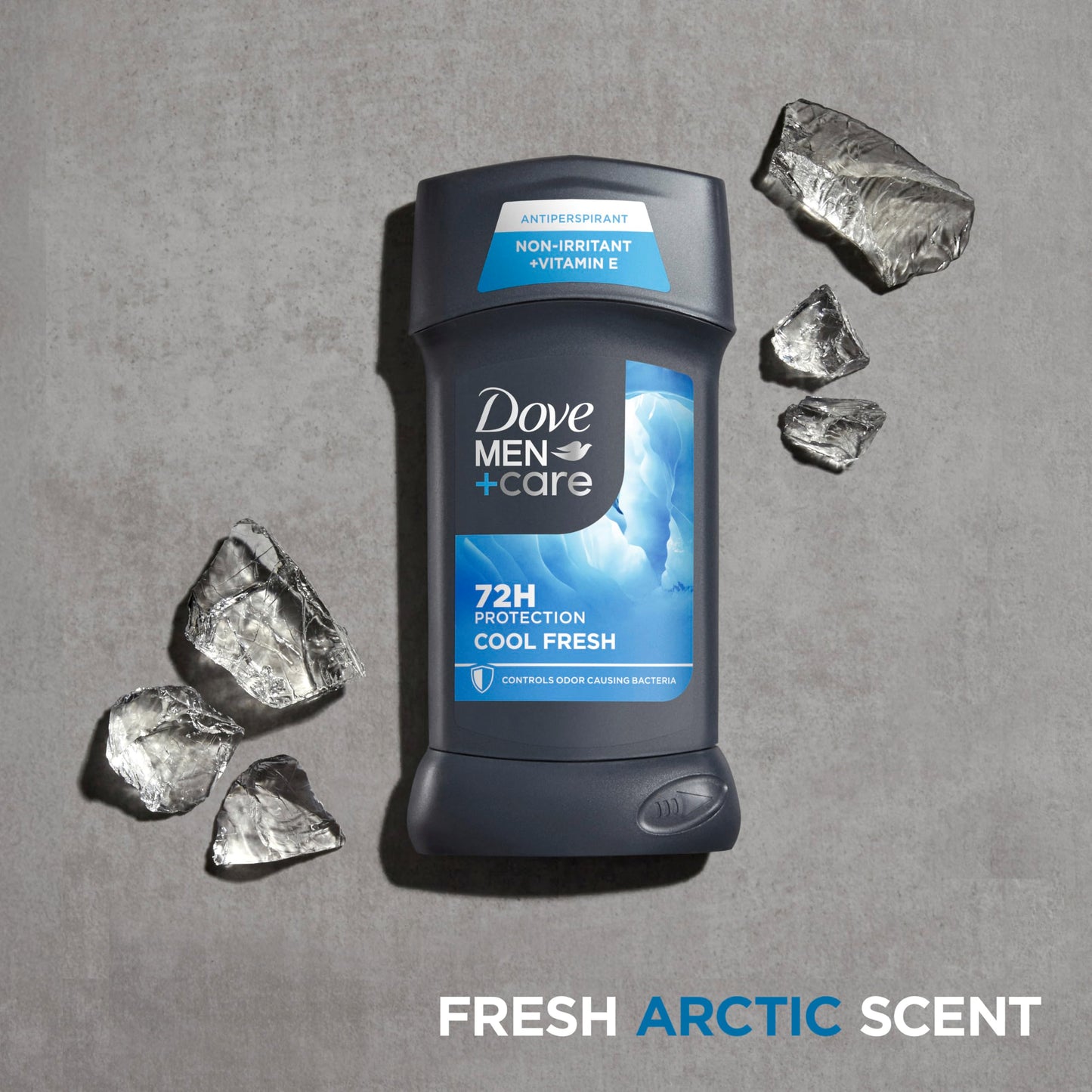 Dove Men+Care Antiperspirant Deodorant Cool Fresh 4 Count for a Long-Lasting Aqua Scent, with 72H Protection, 2.7 oz