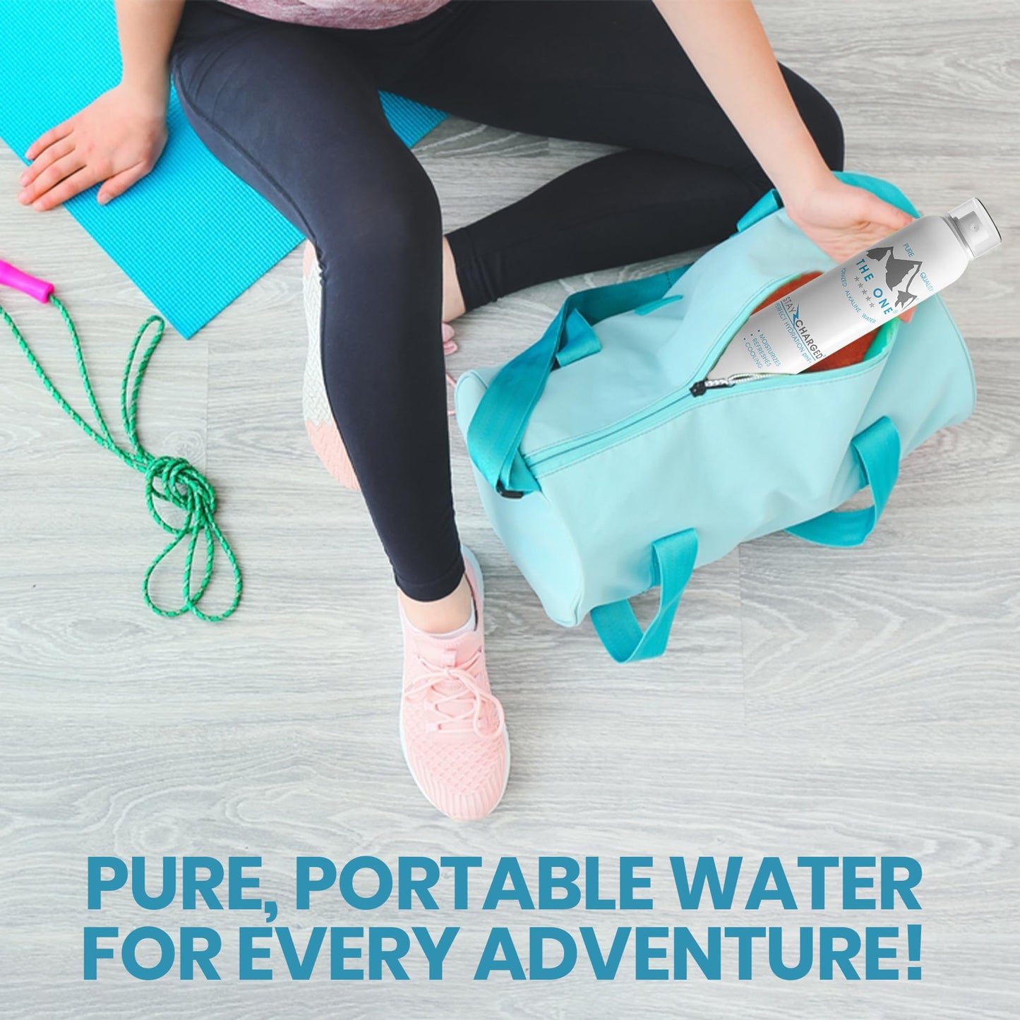 THE ONE Ionized Alkaline Water | Pure Hydration | Alkaline pH for Refreshing Hydration | Facial & Body Mist