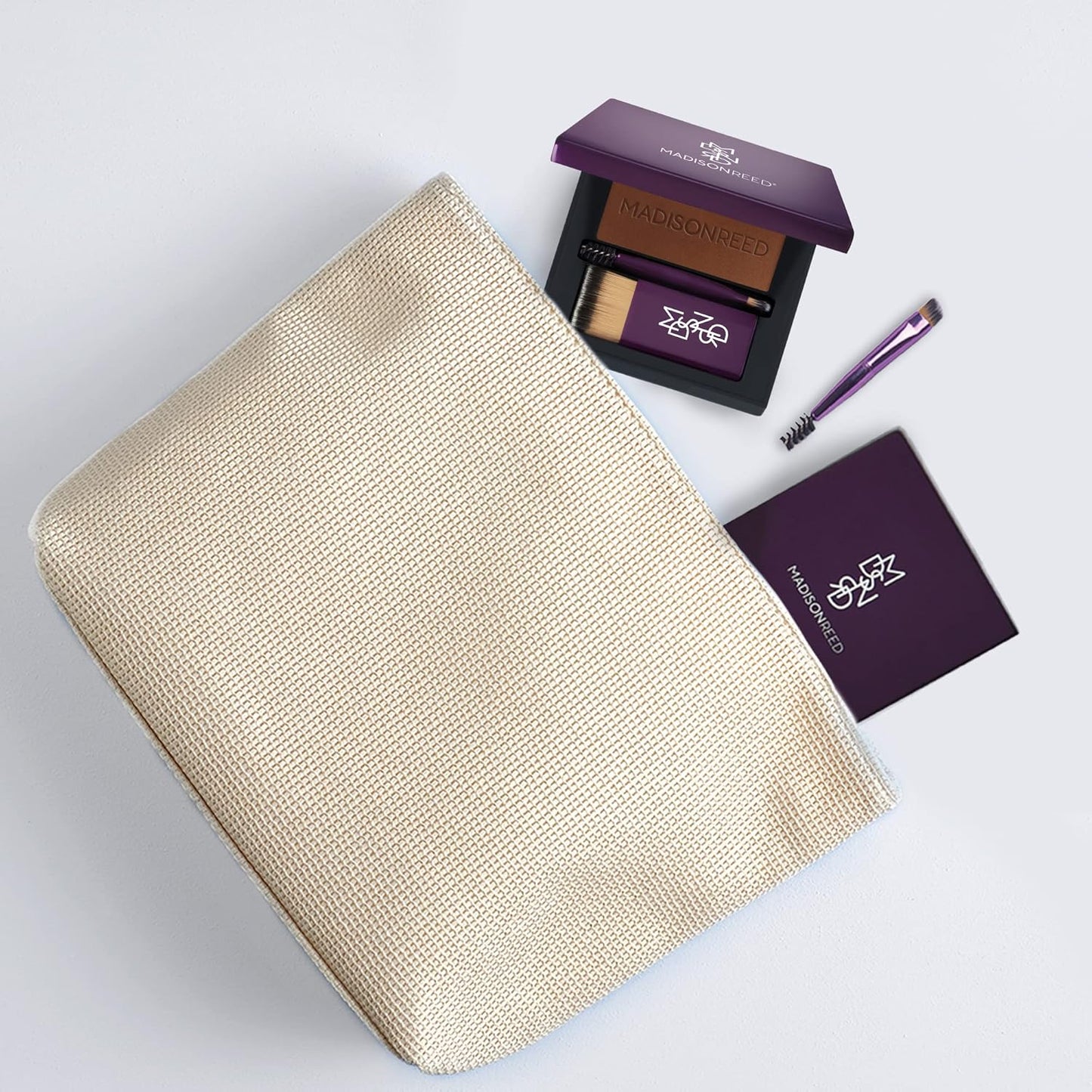 Madison Reed Root Touch Up Powder - Ombra Dark Brown | Instant Gray Coverage & Brow Filler, 0.13 oz (60 Uses)