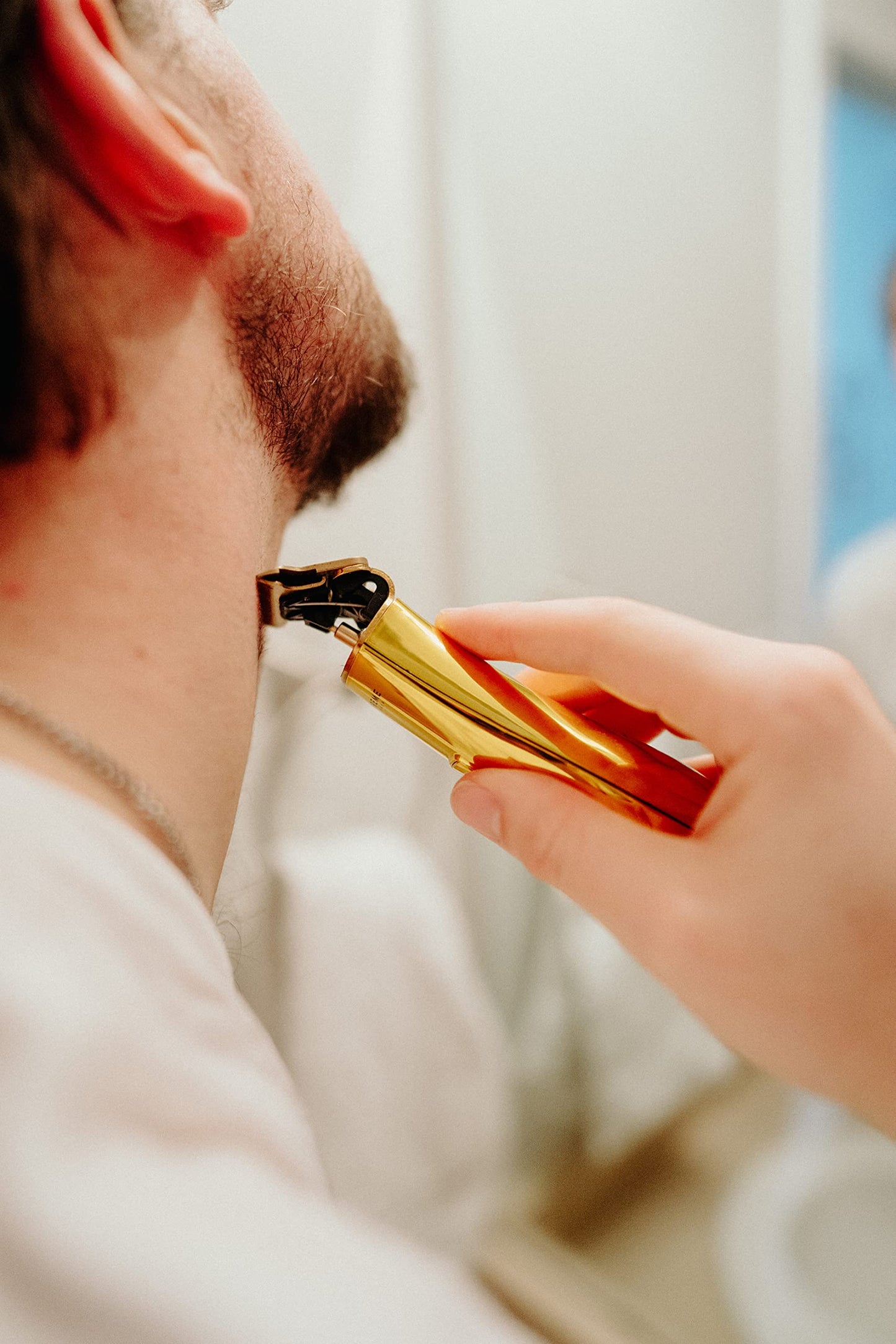 Supreme Trimmer Professional T Shaper | Cordless Hair & Beard Liner for Men | Low Noise, Precision Edger Clippers | Ideal for Sensitive Skin, Kids & Elderly | Barber & Home Use