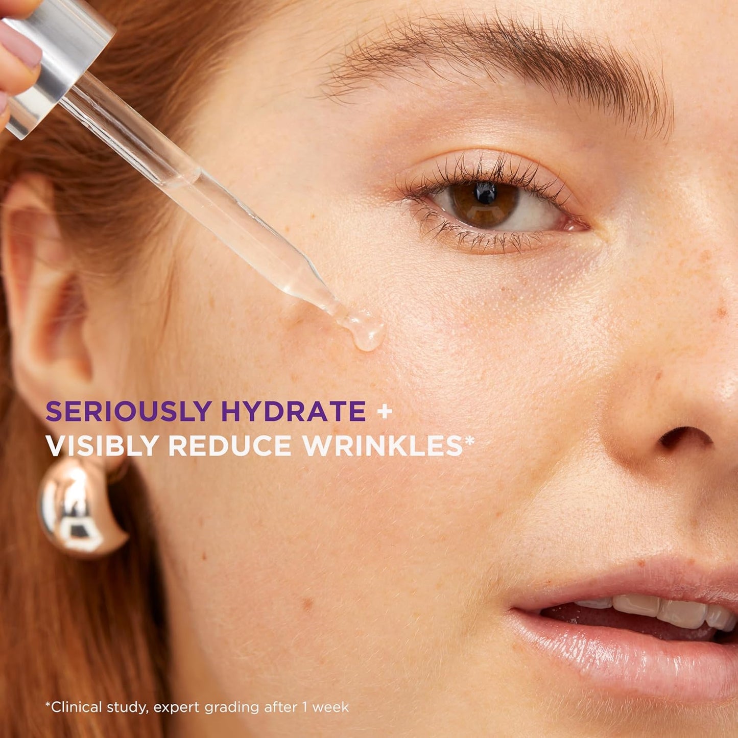 L'Oreal Paris Revitalift Hyaluronic Acid Face Serum - Hydrate & Reduce Wrinkles | Fragrance-Free 1.7 oz