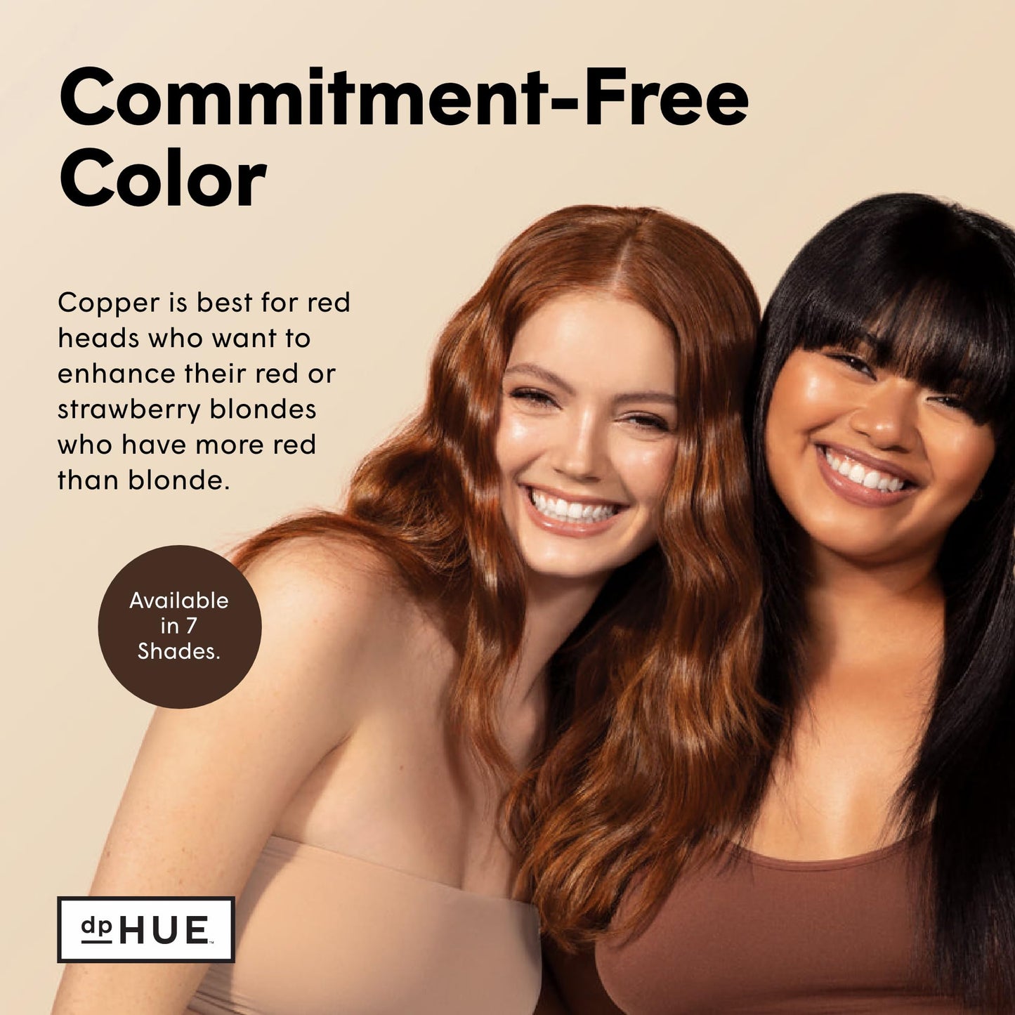 dpHUE Glossy Glaze, Copper - In-Shower Liquid Hair Gloss for Luminous Shine & Sheer Color - Paraben, SLS & SLES Sulfate Free - Leaping Bunny Certified