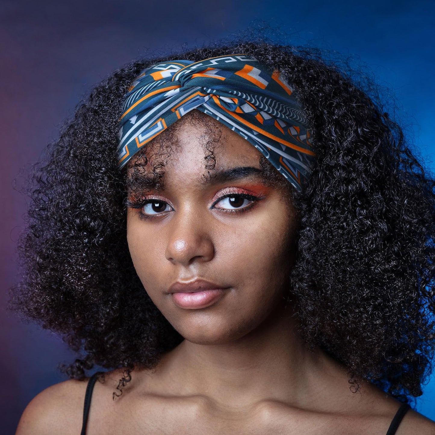 XunYee 12 Pcs Juneteenth Headbands African Boho Print Headbands for Women Yoga Twisted Knot Headwraps - Assorted Wide Elastic Bandeau Hair Accessories for Girls, Running, Sports