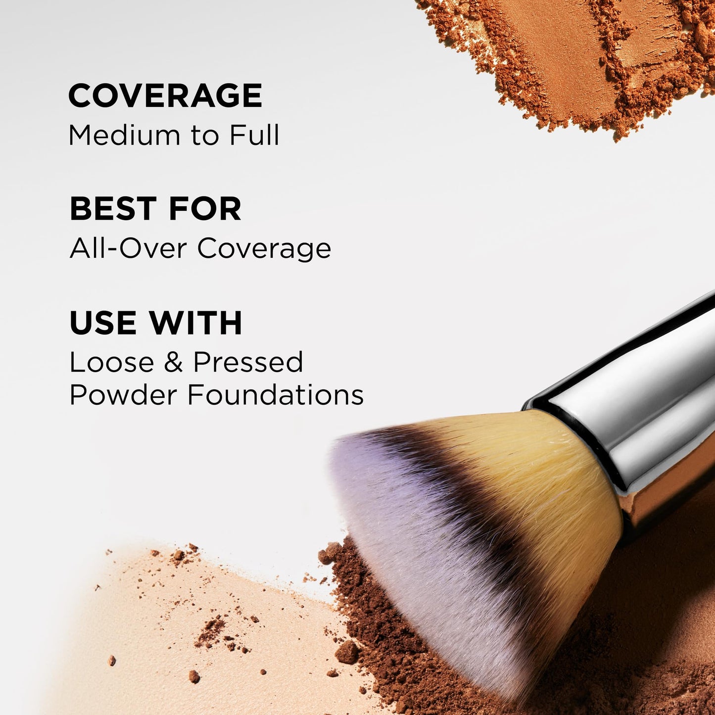 IT Cosmetics Heavenly Luxe Flat Top Buffing Foundation Brush #6 - Foundation Brush for Liquid Makeup & Foundation Powder - Makeup Brush With Award-Winning Heavenly Luxe Hair