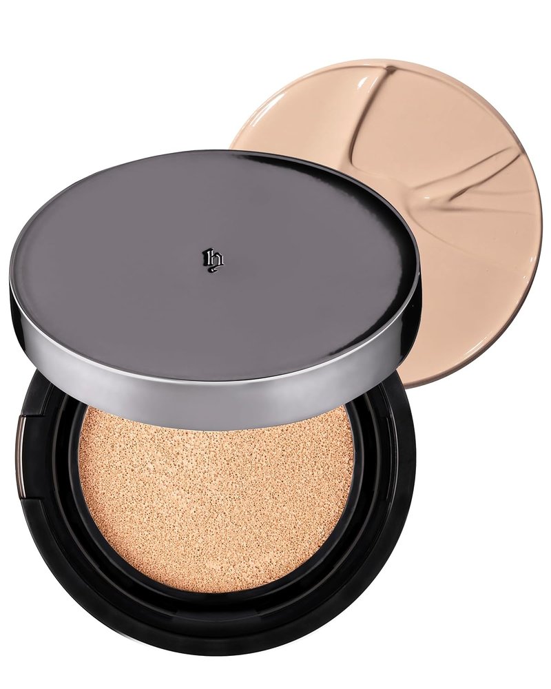 HEVVYMAKEUP V Cushion Skin Fit Foundation - Flawless Radiance for Oily & Combination Skin | Light Beige, 0.35oz