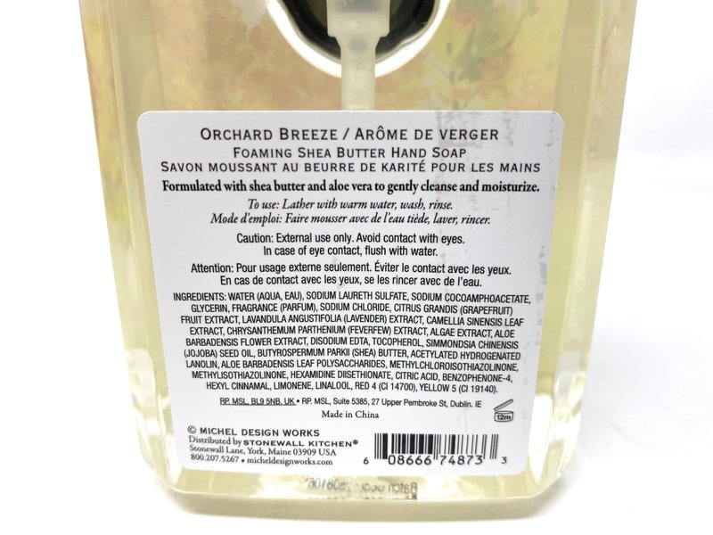 Michel Design Works Foaming Hand Soap, Orchard Breeze (801398)