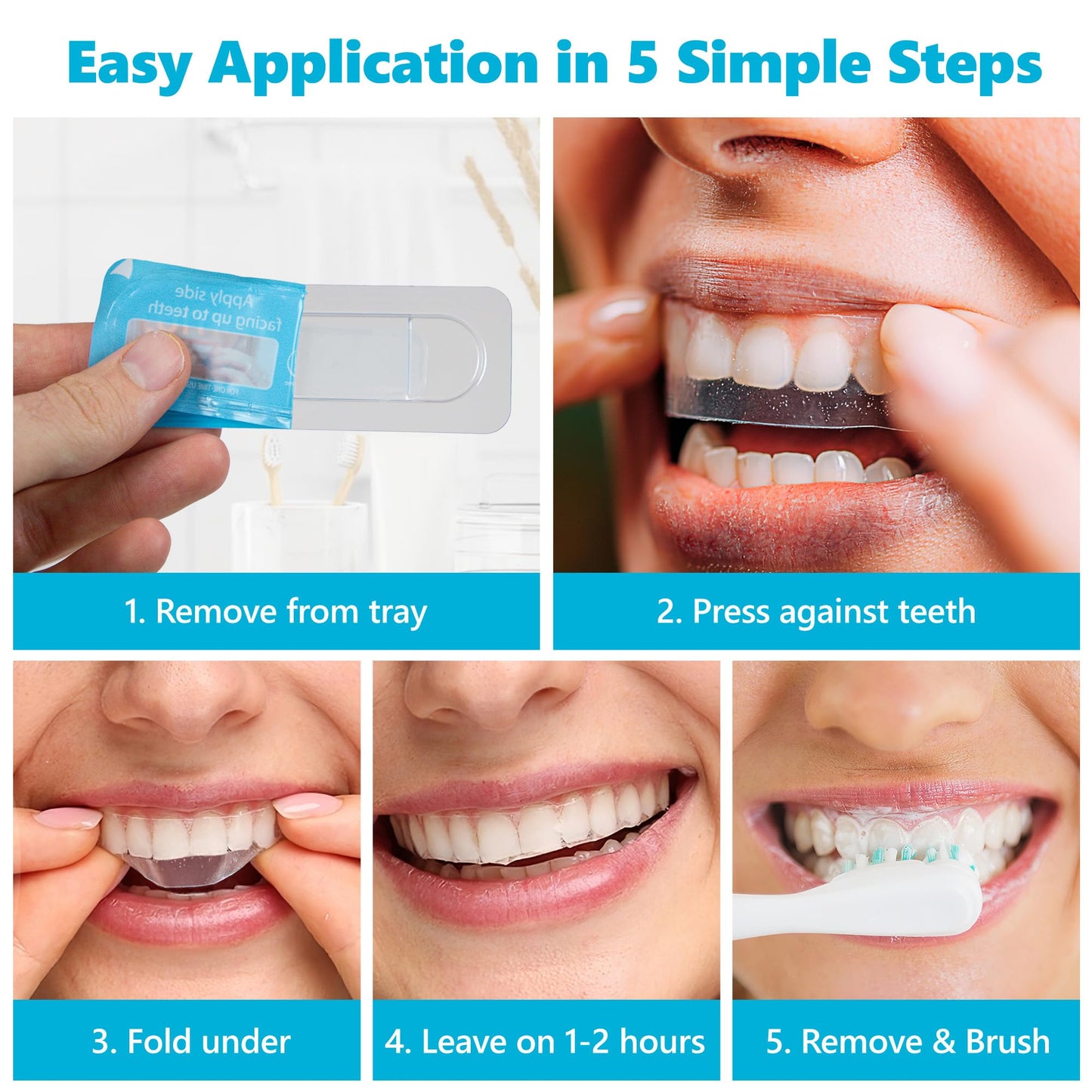 Lumist Advanced Teeth Whitening Strips – Pack of 20 (10 Treatments) - 5 Shades Brighter in 5 Days - Mint Flavored with Enamel Safe Comfort Fit Technology - Teeth Whitening Kit for Sensitive Teeth