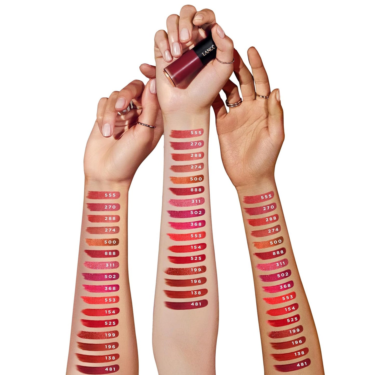 Lancôme L'Absolu Rouge Drama Ink - All-Day Wear Semi-Matte Lip Color - Lightweight Formula