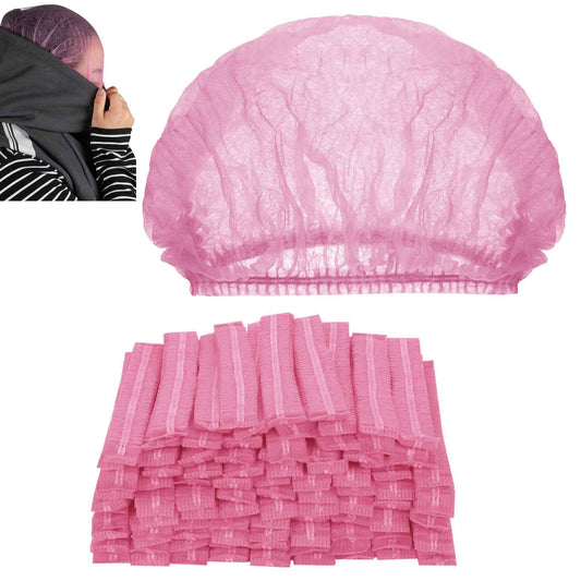 CAIRIAC Fashion Face Mask for Makeup Protection, Disposable Face Cover for Changing Rooms and Bridal Shops, Ideal for Estheticians and Makeup Artists (Pink 100 Pcs)