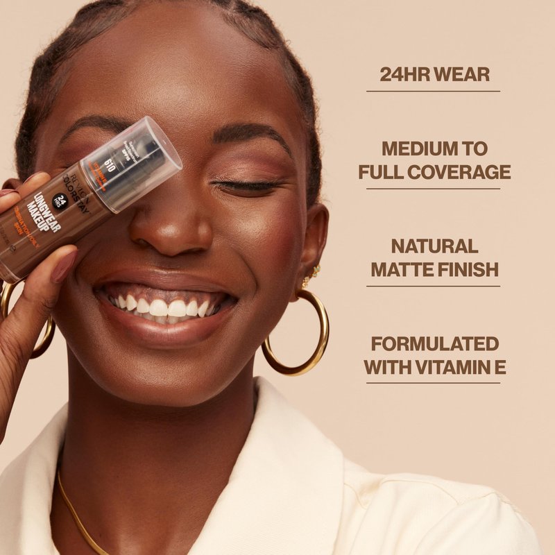 Revlon Liquid Foundation, ColorStay Face Makeup for Combination & Oily Skin, SPF 15, Medium-Full Coverage with Matte Finish, 360 Golden Caramel, 1 Fl Oz (Pack of 2)