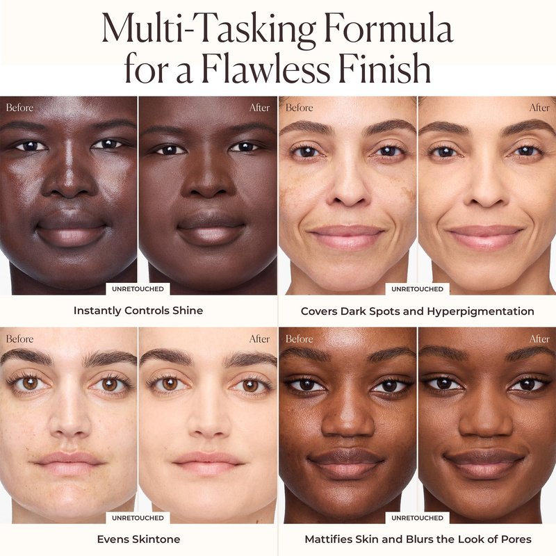 Laura Mercier Tinted Moisturizer Blurred Matte with SPF 30: 24HR+ Shine Control and Blurring, Long Lasting, Sheer to Light, Buildable Coverage, Blurs the Look of Pores, Skin Tint, 2C Oak