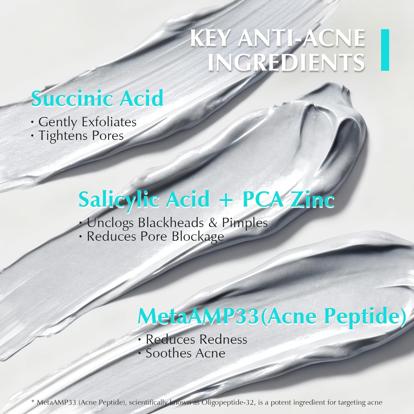 EXPRESSIONS WELLNESS Clay Mask for Face: Deep Cleansing Pore, Dead Sea Mud Mask with Salicylic Acid, Oil-Control, Reduces Acne – for Sensitive, Oily & Acne-Prone Skin, 4.06 Oz