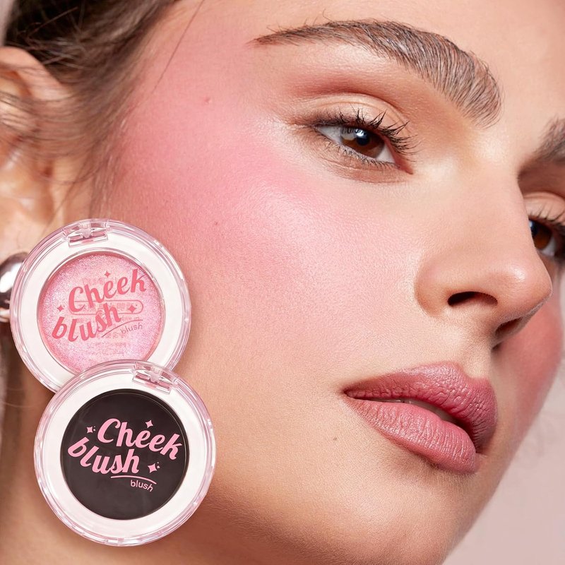 Gradient Blush for Cheeks - 2 Pcs Cream Blush Set | Luxuriously Creamy, Blendable Color & Long-Lasting Finish