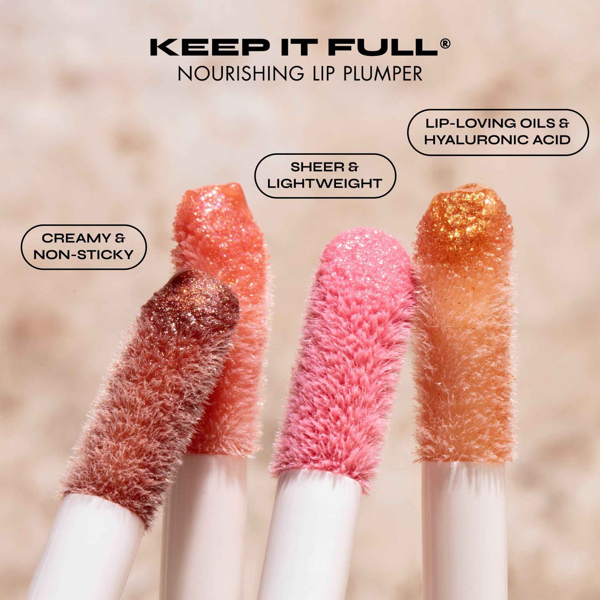 Milani Keep It Full Nourishing Lip Plumper Bundle - Rosewood & Soft Rose - Cruelty-Free Lip Gloss for Soft, Fuller-Looking Lips