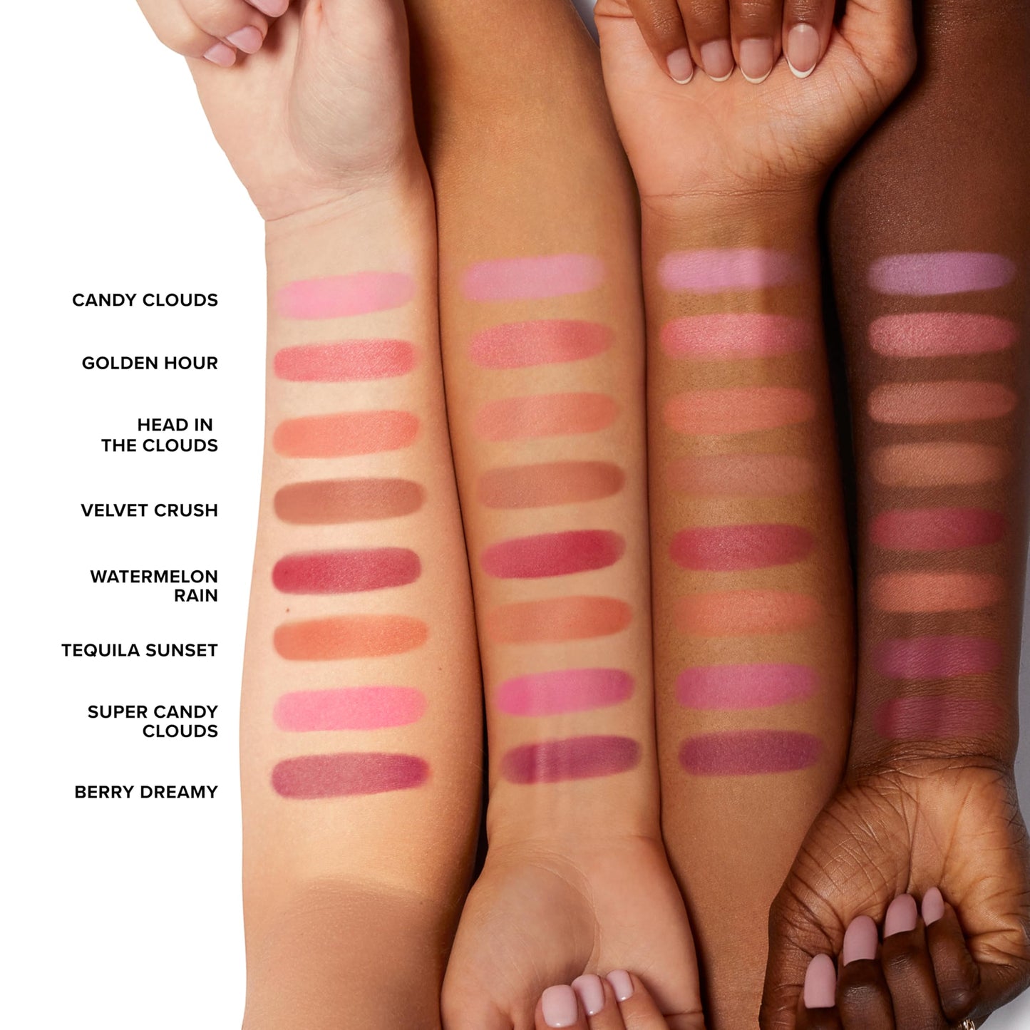 Too Faced Cloud Crush Blurring Blush | Velvety Powder Blush for Cheeks with High-Pigment Formula | 93% Naturally Derived Ingredients, Vegan & Cruelty-Free, Candy Clouds, 0.17 Ounce