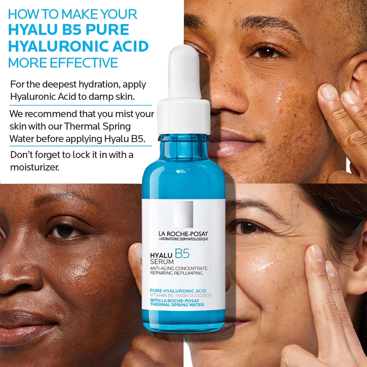 La Roche Posay Hyalu B5 Hyaluronic Acid Serum for Face, Anti-Aging, 1.7 oz