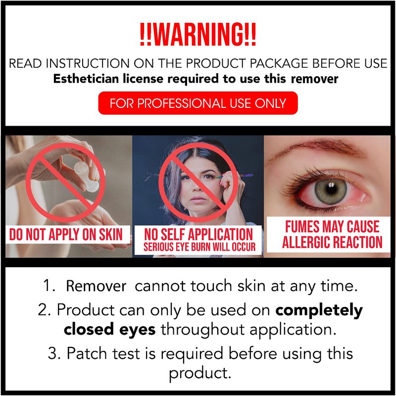 Lyon Lash Pro Gentle Eyelash Extension Cream Remover 15g 0.51fl. oz | Removes Lash Extension Glue Effectively| Low Irritation for Sensitive Skin | Essential Lash Extensions Supplies (Lavender)
