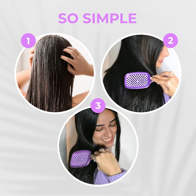 FHI Heat Mini Detangler Brush - Pain-Free Brushing for All Hair Types | Durable Anti-Static Bristles, Lightweight Design