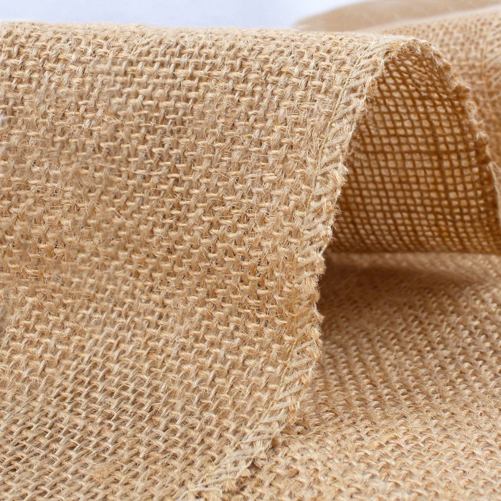 100% Natural Jute Rustic Burlap Table Runner - 12" Wide x 120" Long - Perfect for Rustic Theme Weddings, Events, Parties, BBQ's, Dining Table & Home Decor.