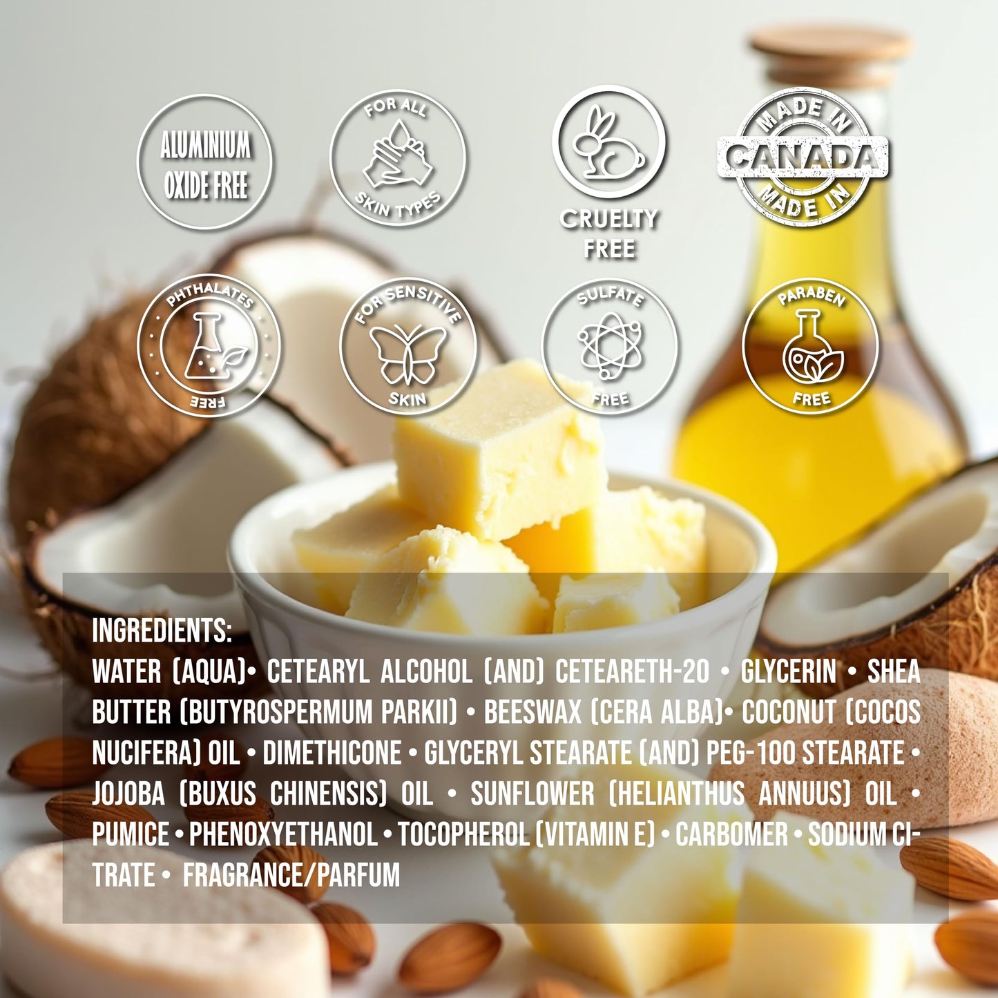 Premium Taza Natural Microdermabrasion Scrub, 50 ml (1.7 fl oz) ♦ Radiant Complexion ♦ With: Shea Butter, Coconut Oil, Grapeseed Oil, Almond Oil, Cocoa Butter