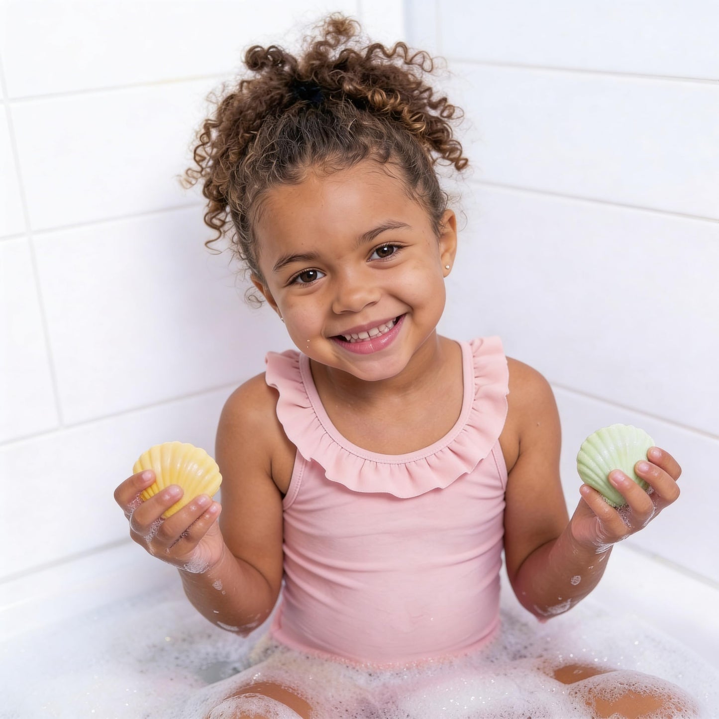 Bath Bombs for Kids with Surprise Inside, 9 Pack Mermaid Bath Bomb Gift Set for Girls, Natural Organic Bubble Bath with Shea Butter & Coconut Oil, Birthday Gift for Kids