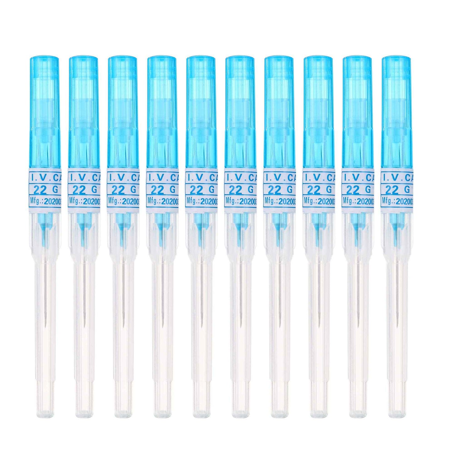 Piercing Needles,20PCS 22G IV Catheter Needles 22 Gauge Disposable Stainless Steel Hollow Body Piercing Needles for Ear Nose Belly Navel Nipple Piercing(22G) (22G)