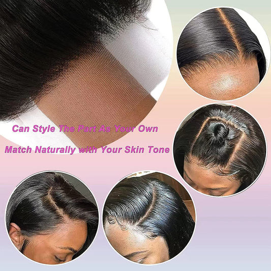 OLFORY 5X5 Lace Closure Human Hair Straight Free Part 5X5 HD Lace ClosureStraight Closure 12A Brazilian Virgirn Human Hair Top Swiss Lace Closure 14 inch