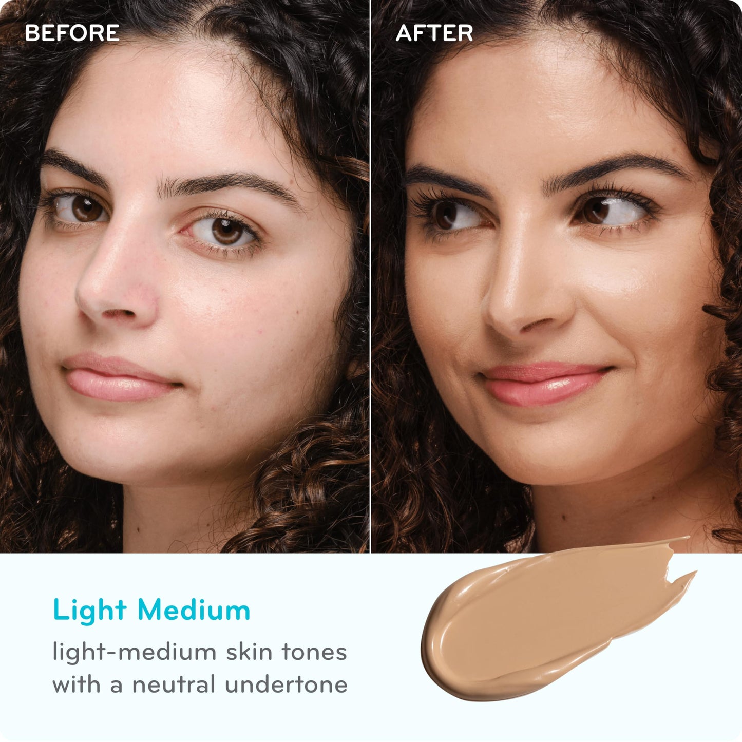 pūrlisse Perfect Glow BB Cream SPF 30 - Luminous Matte Tinted Moisturizer with SPF - Korean Skin Care Formula with Goji & Hawthorn Berry to Hydrate, Brighten & Even Skin - Light Medium (1.4 oz)