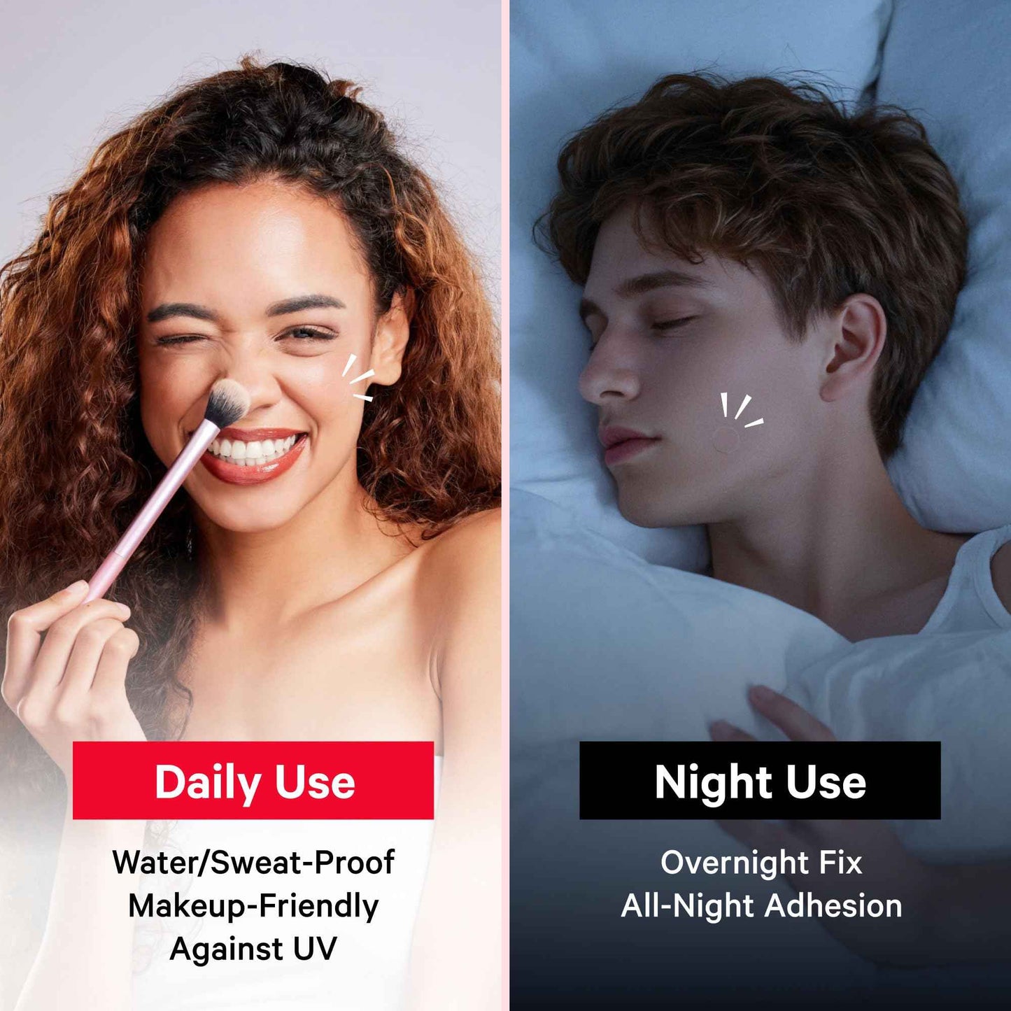 Sosky Pimple Patches for Face, FSA HSA Eligible Invisible Hydrocolloid Acne Patches, Pimple Patches for Covering Zits, Blemishes with Salicylic Acid 2 Sizes 48 Count and 96 Count