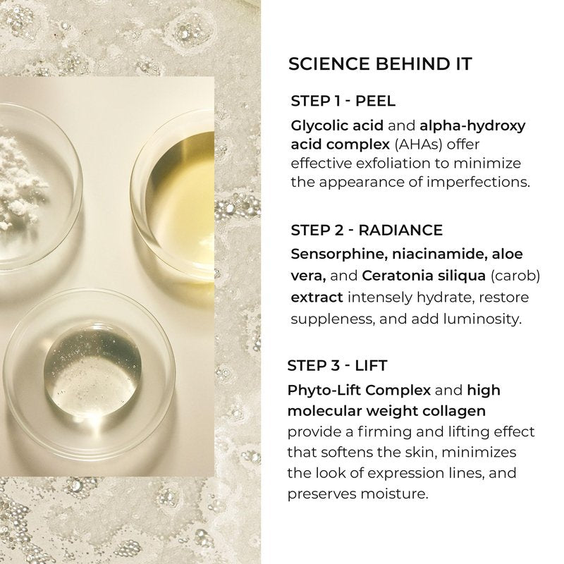 Natura Bissé Diamond Instant Glow, Anti-Aging Ampoule Trio, Lifts, Firms, & Illuminates, For All Skin Types, 3 ampoules x 1 treatment