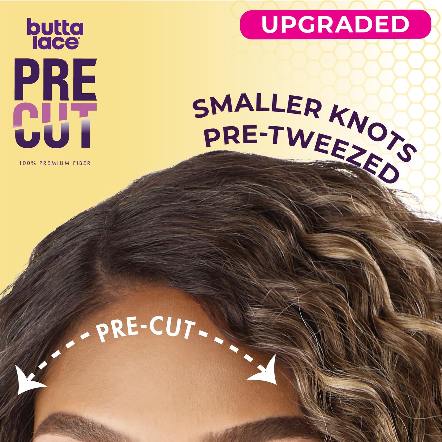 Sensationnel Butta Lace Precut Wigs - Unit 6 Glueless Extra Wide 5 Inch Deep Parting Synthetic Pre Tweezed Smaller Knot Hairline (TH2/27613)
