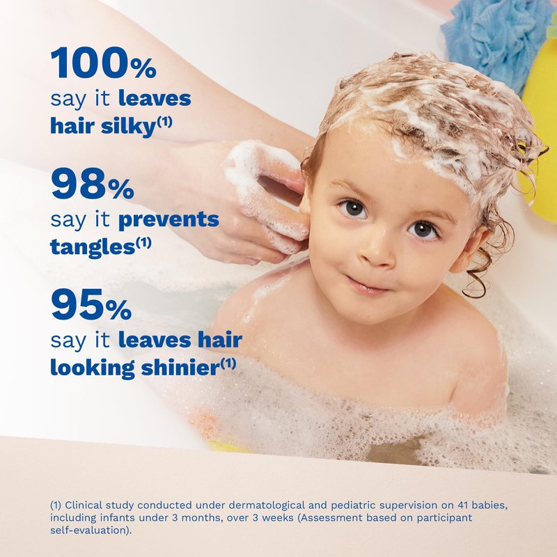 Mustela Gentle Shampoo with Natural Avocado Perseose - Formulated for Babies' and Children's Delicate Hair, Sensitive Skin, and Scalps - Newborn Safe - Various Sizes - 1 or 2-Pack