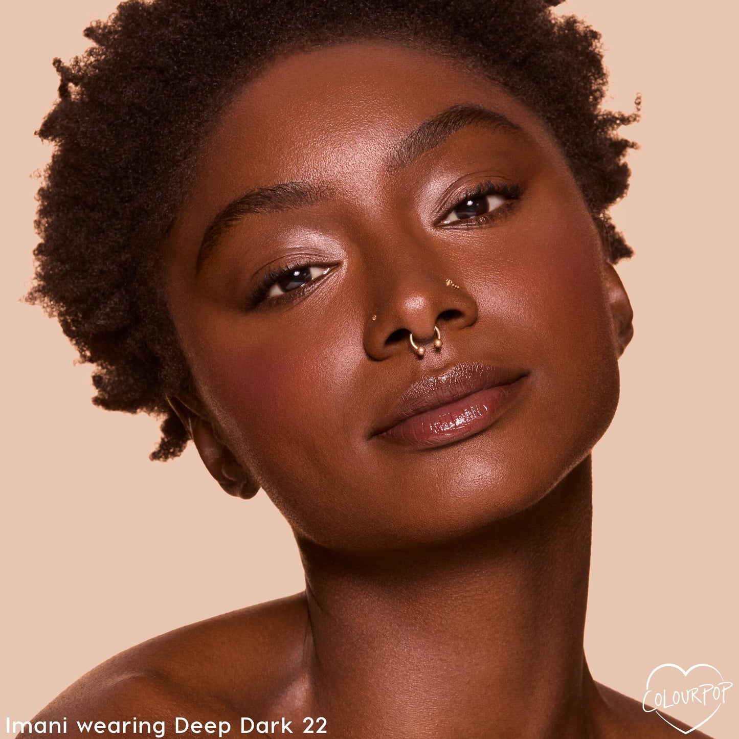 ColourPop Pretty Fresh Tinted Moisturizer - Hydrating Skin Tint with Lightweight Coverage - Formulated with Hyaluronic Acid & Coconut Water for Healthy-Looking Skin - Deep Dark 22N (1.45 oz)
