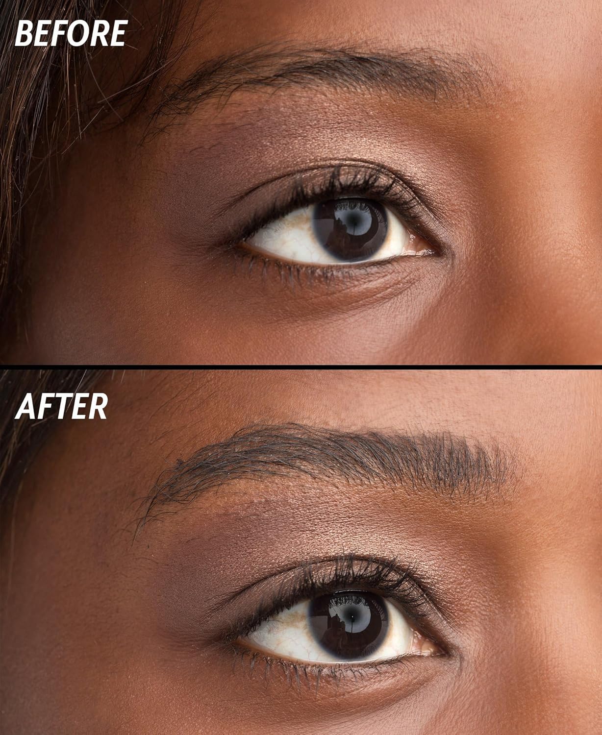 Brow Creation Gel - Tinted Fiber Gel for Thicker, Fluffier Brows | Vegan & Cruelty-Free - Licorice Tease (Black) - 6.0ml