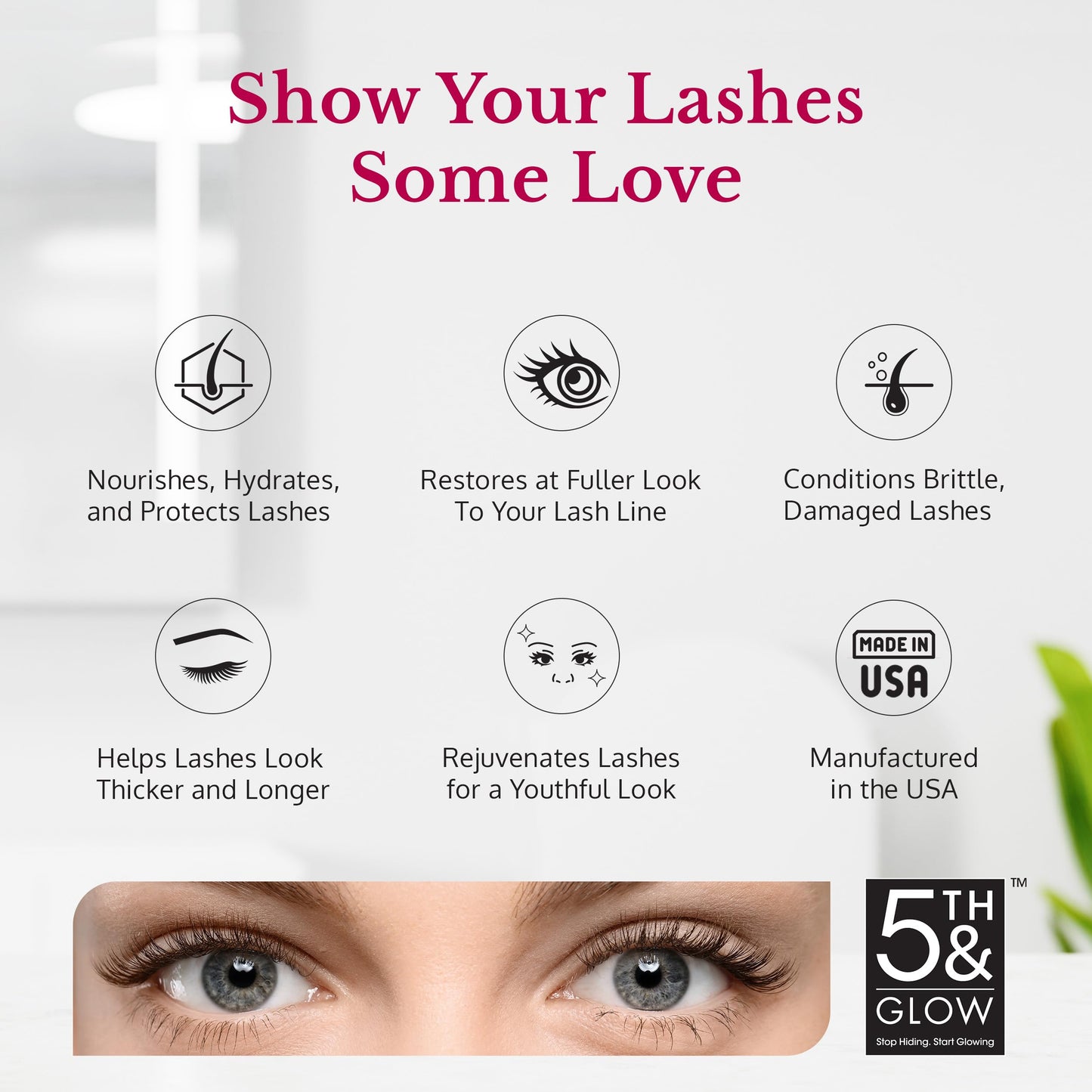 Miracle Lash - Serum for Eyelash Growth - Lash Enhancing Serum to Nourish, Hydrate & Strengthen Lashes – Helps Brittle, Damaged Lashes Look Thicker, Fuller & Longer – Gentle Formula