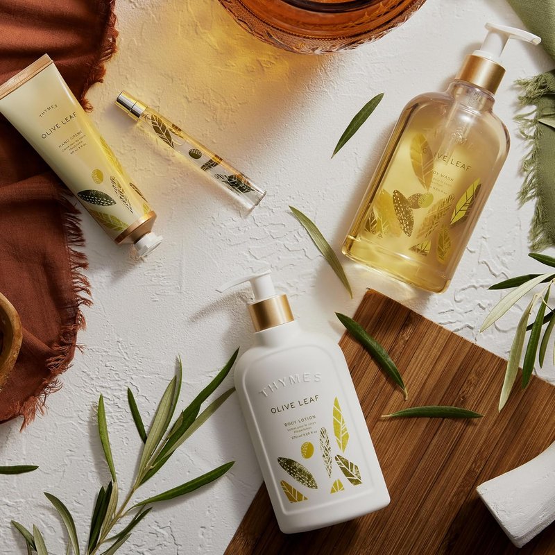 Thymes Moisturizing Hand Wash Soap - Glycerin & Olive Oil Formula | Herbaceous Fresh Fragrance, 8.25 oz