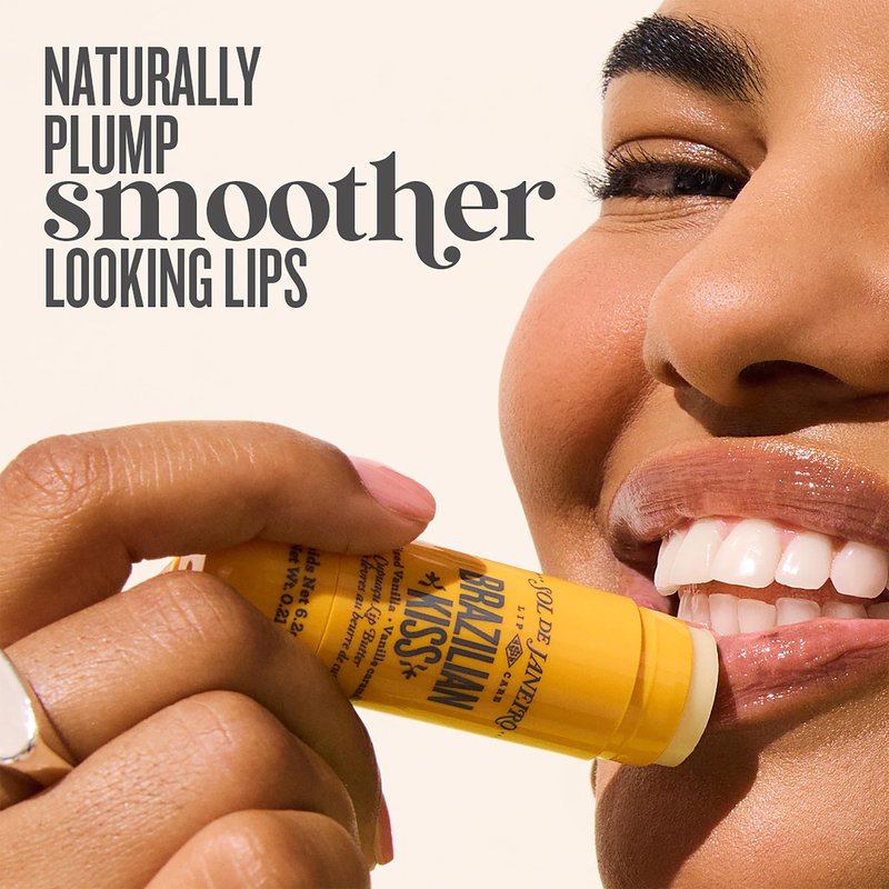 Sol de Janeiro Brazilian Kiss Vegan Formula Hydrating Lip Butter Balm, Pack of 2