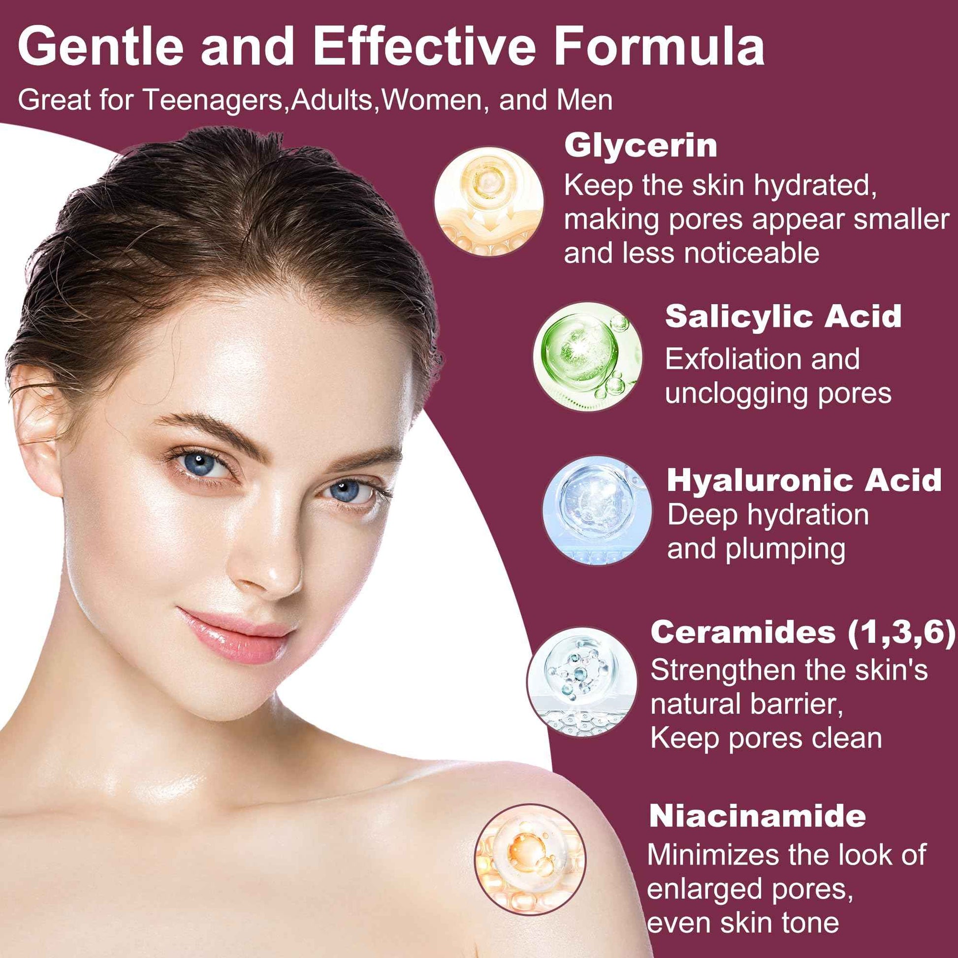 Skin Care Set,Women Girls Skin Care for Teens 10-12, Hydrate, Glow,Minimize Pore,Smooth,Travel Skincare,Birthday Teen Girl Gifts Trendy Stuff,Christmas Stocking Stuffers for Teens Teenage Tween Women