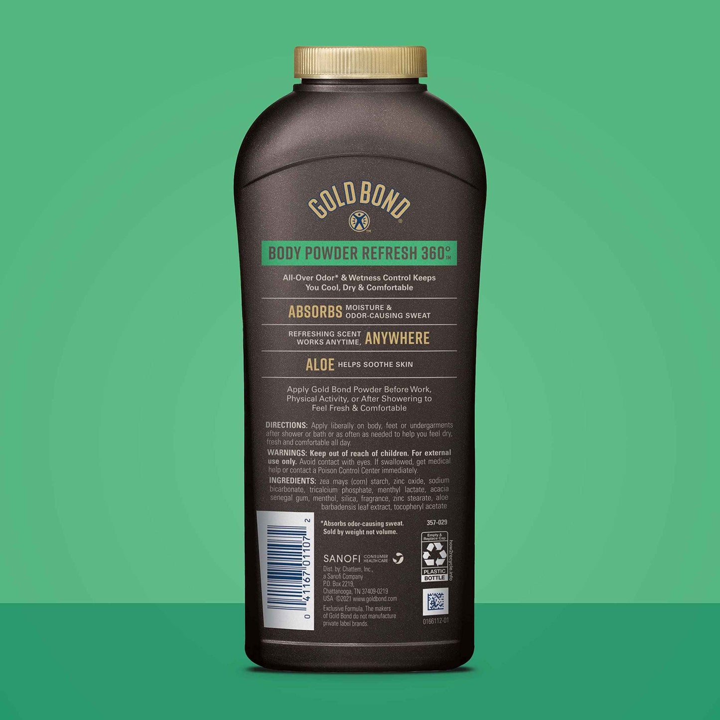 Gold Bond Men's Essentials Talc-Free Body Powder 10 oz Refresh 360 Scent & Medicated Talc-Free Extra Strength Body Powder 10 oz Cooling Itch Relief