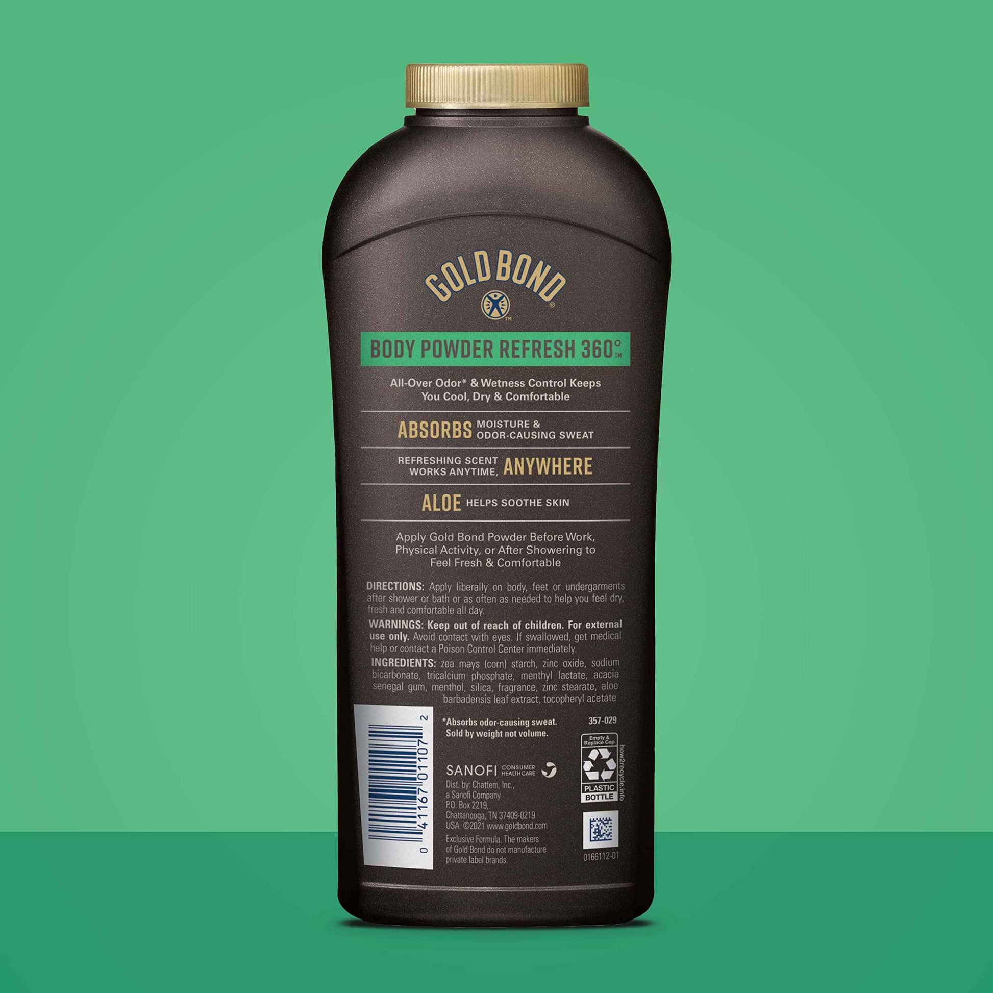 Gold Bond Men's Essentials Talc-Free Body Powder 10 oz Refresh 360 Scent & Medicated Talc-Free Extra Strength Body Powder 10 oz Cooling Itch Relief