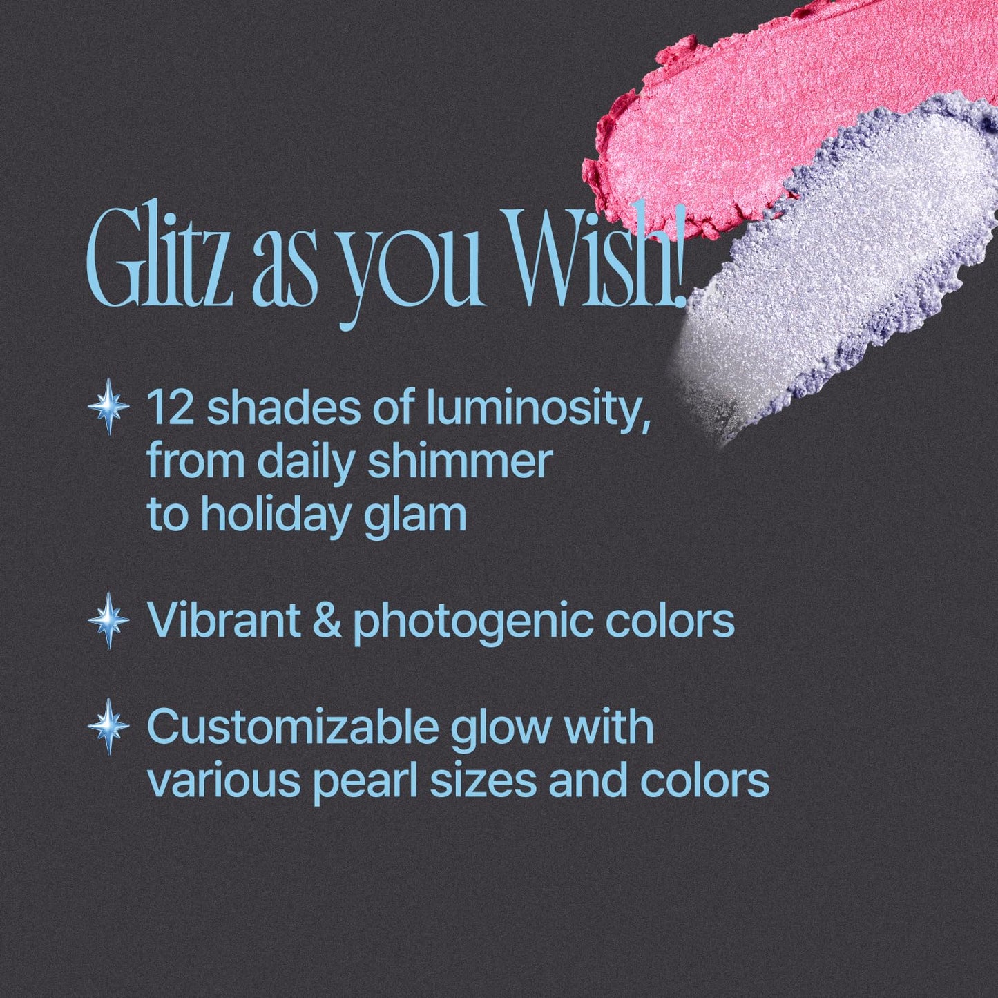 fwee Glitz Stone Highlighter | 12 Vibrant, Photogenic Shades, Long-lasting Glow, Daily Shimmer to Bold Glitter, Inspired by Birthstones – Ruby Reborn | 6.0g