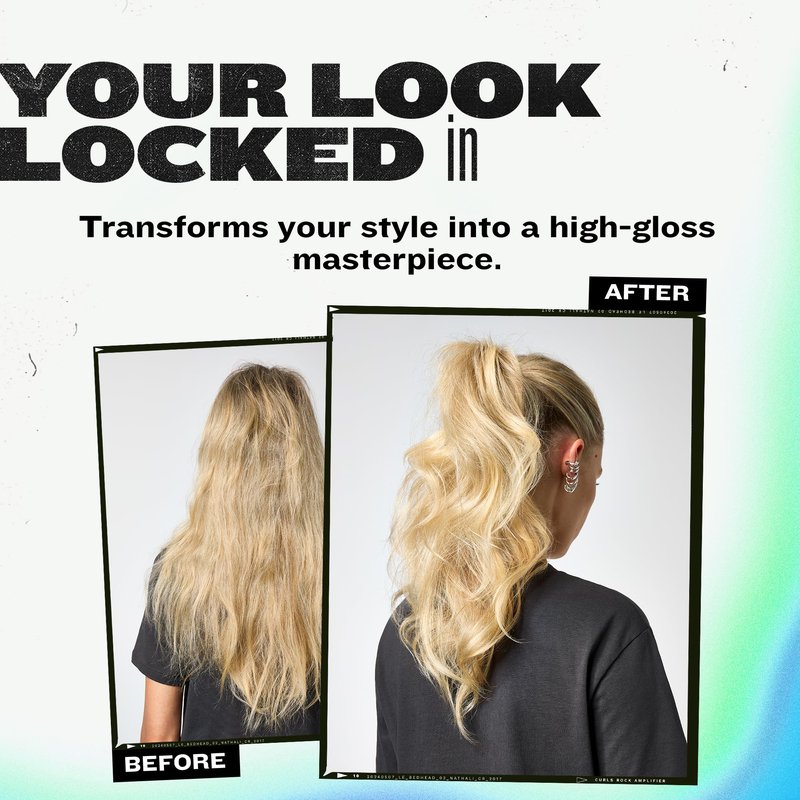 TIGI Bed Head Masterpiece Hairspray 2-Pack – Extra Strong Hold Hairspray, Frizz Control + Shine, Tropical Scent, 10.3 Oz Ea