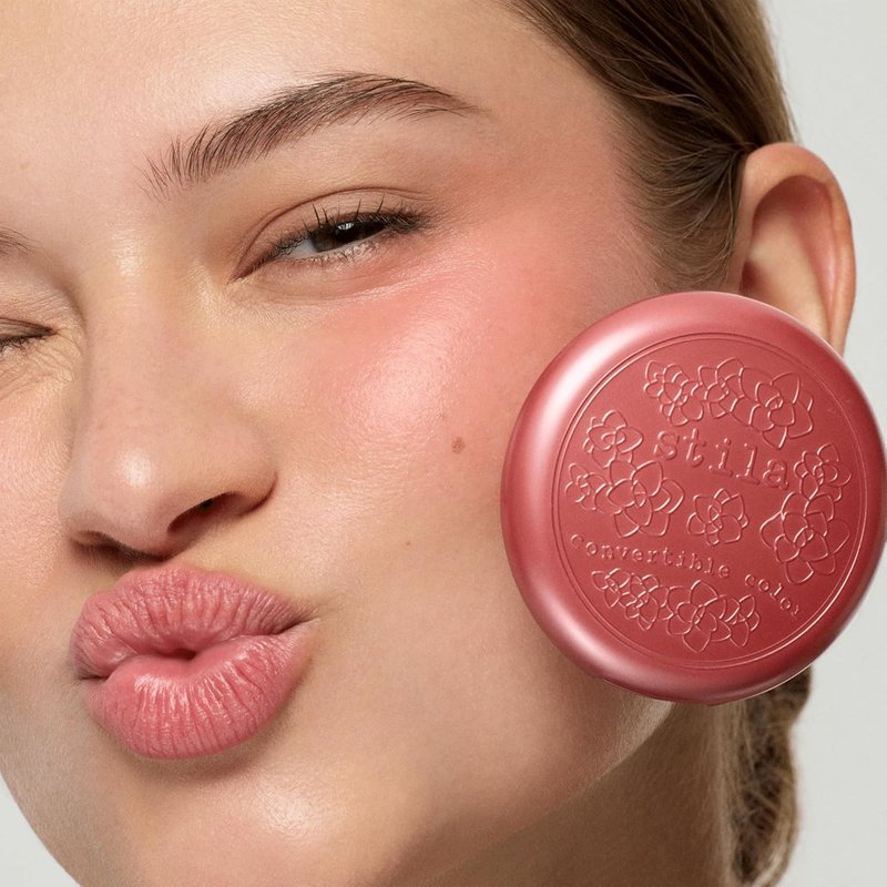 Stila Convertible Color Dual Lip & Cheek Cream - Blendable Multi-Use Makeup for Natural Dewy Finish | Travel-Friendly Compact