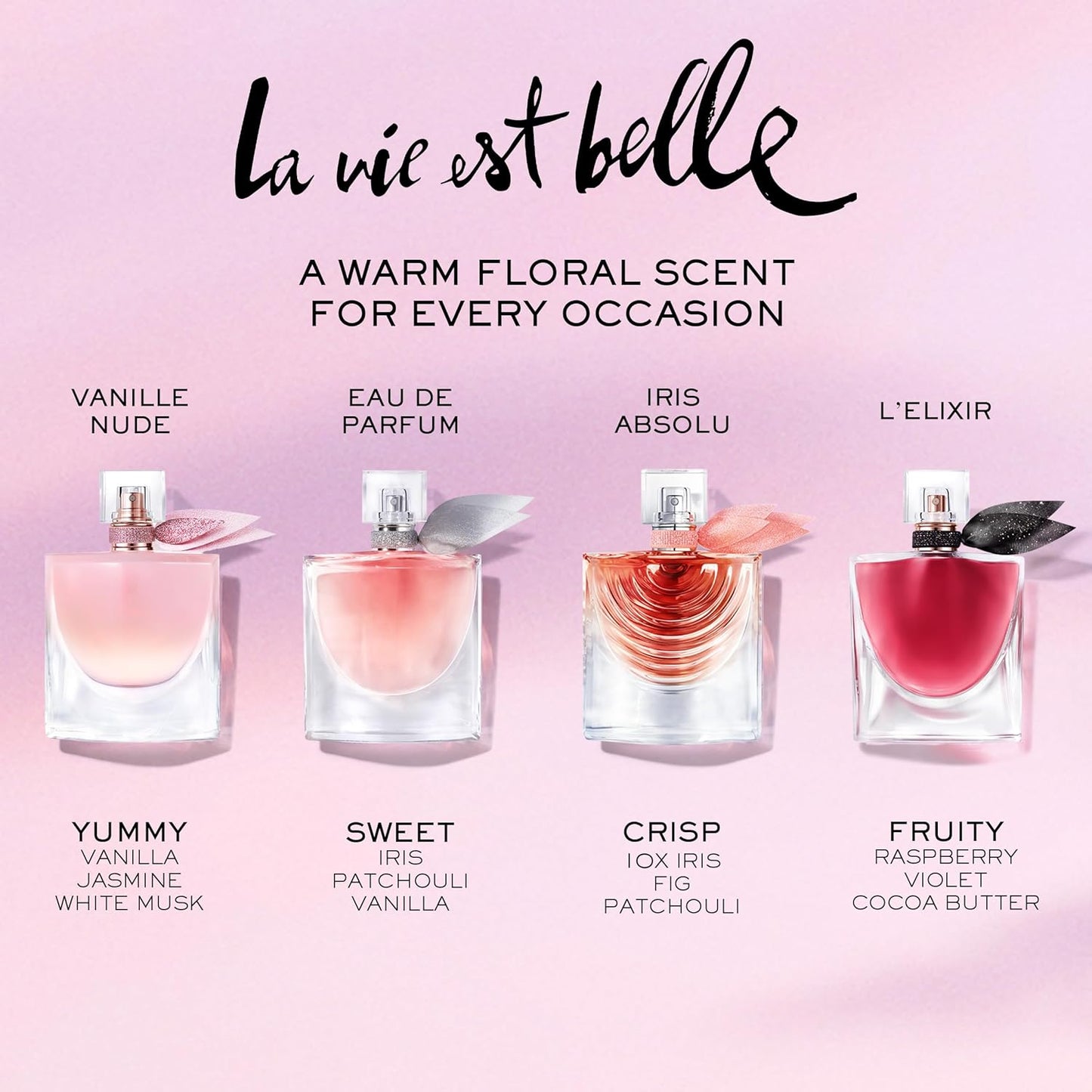 Lancôme La Vie Est Belle Rose Extraordinaire Eau de Parfum - Long Lasting Floral Fragrance with Rose & Iris | 3.4 oz
