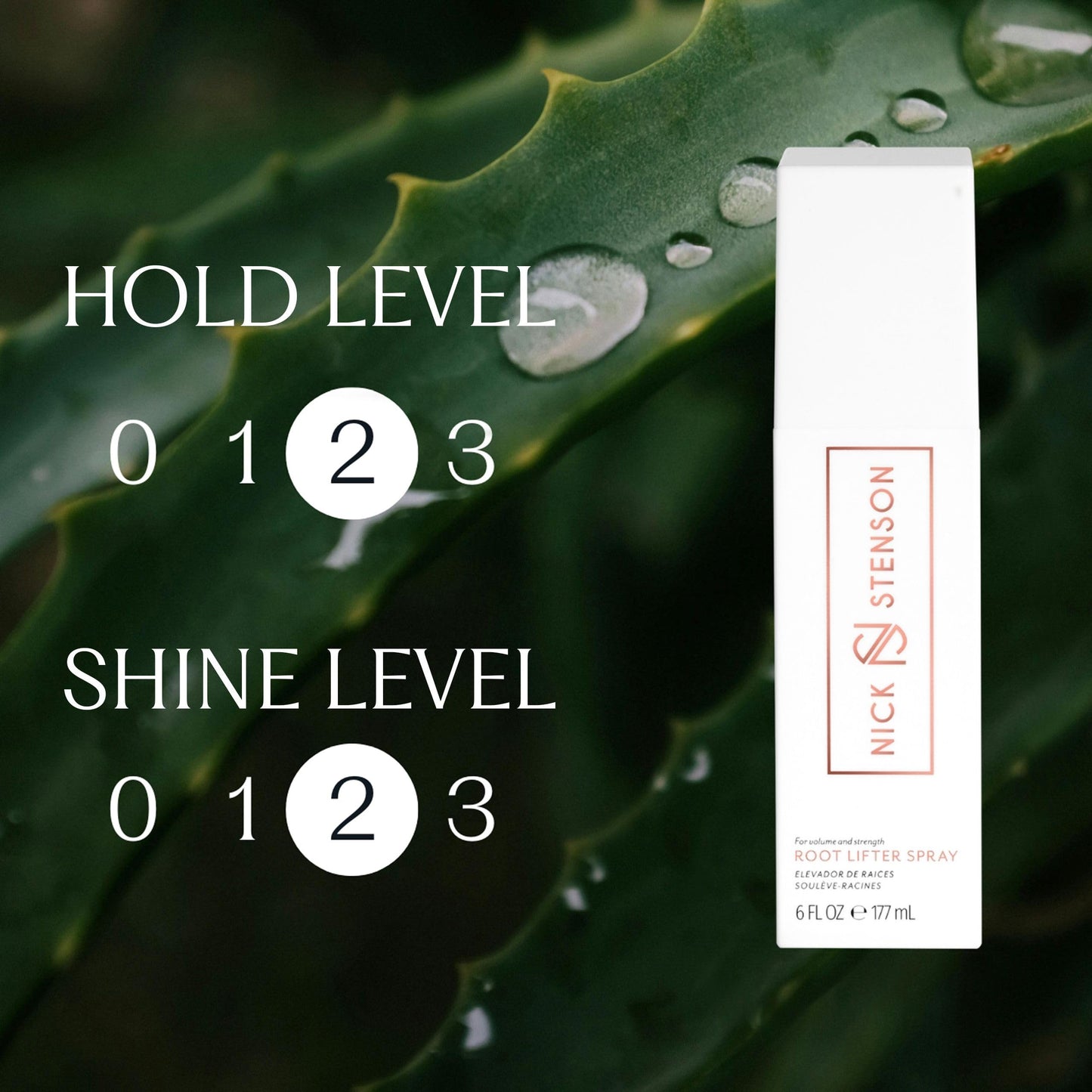 Nick Stenson Root Lifter Spray - For Fine Hair - Instantaneous Lift - Builds Body with a Soft Finish - Vegan and Colorsafe - 6 oz.