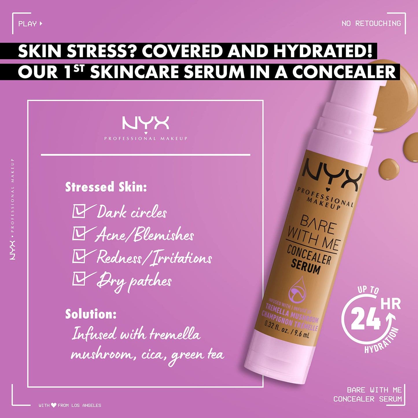 NYX Bare With Me Concealer Serum Bundle - Golden & Beige