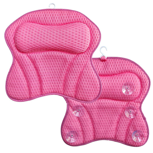 Bath Pillow for Tube - Relaxing Bath Pillows for Head and Neck, Relaxation Gifts for Women, Bathtub Pillow with Suction Cups, Spa Day Essentials, Bath Tub Accessories