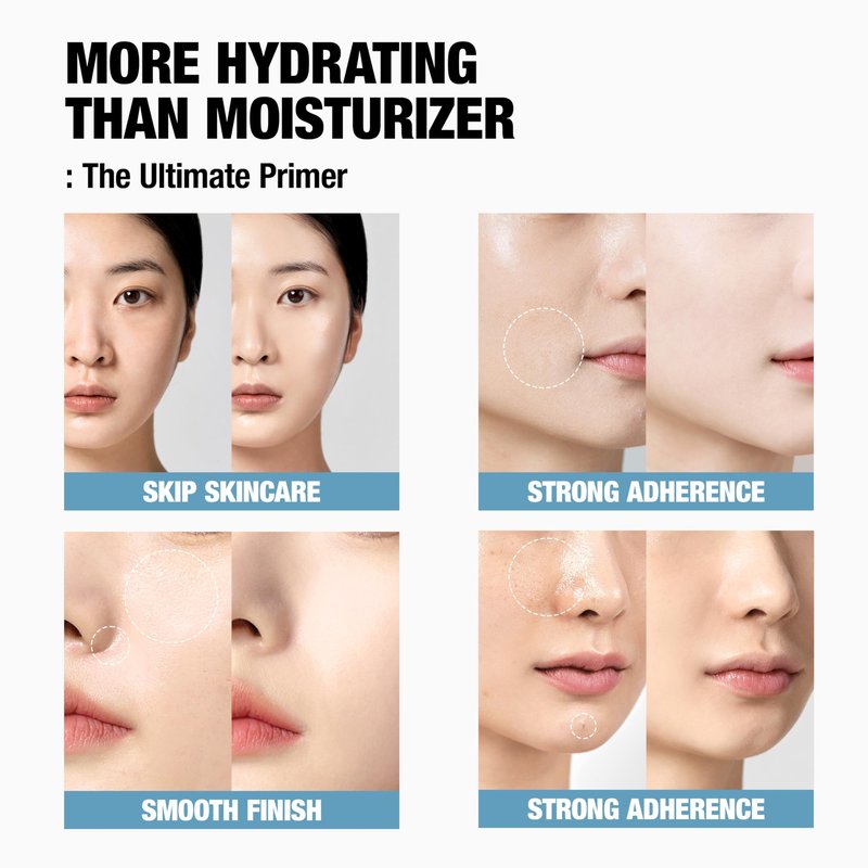 TFIT Hydrate Vanish Art Primer – Deep Moisturizing Makeup Base for Dry & Sensitive Skin, Smooth Pore Perfecting, Lightweight & Dewy Finish - 1.01 FL.Oz