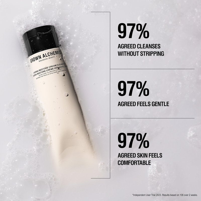 Grown Alchemist Hydra-Restore Cream Cleanser. Natural Face Wash & Makeup Remover, 100 mL